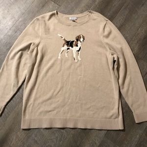 Charter Club Hound sweater size XL